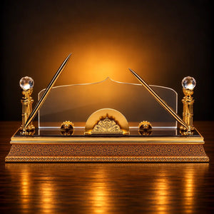 Gold Islamic Desk Pyramid AS-W-25C