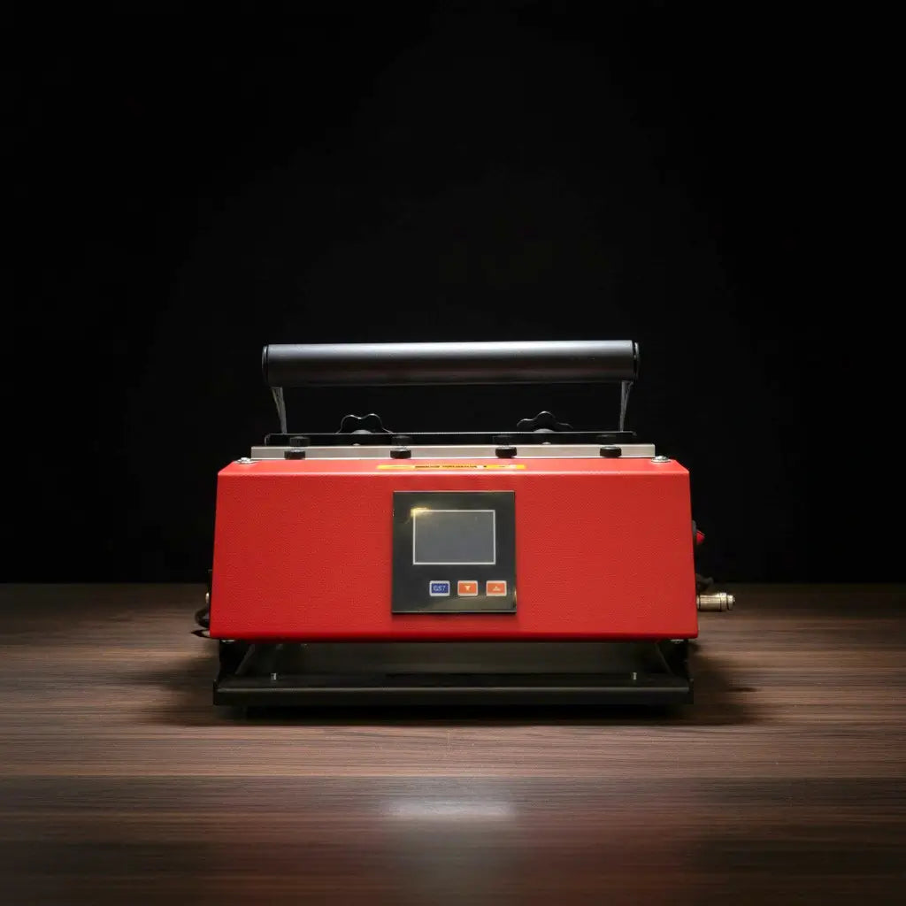 32 Cm Red Digital Heat Press With Manual Wheel MS-10