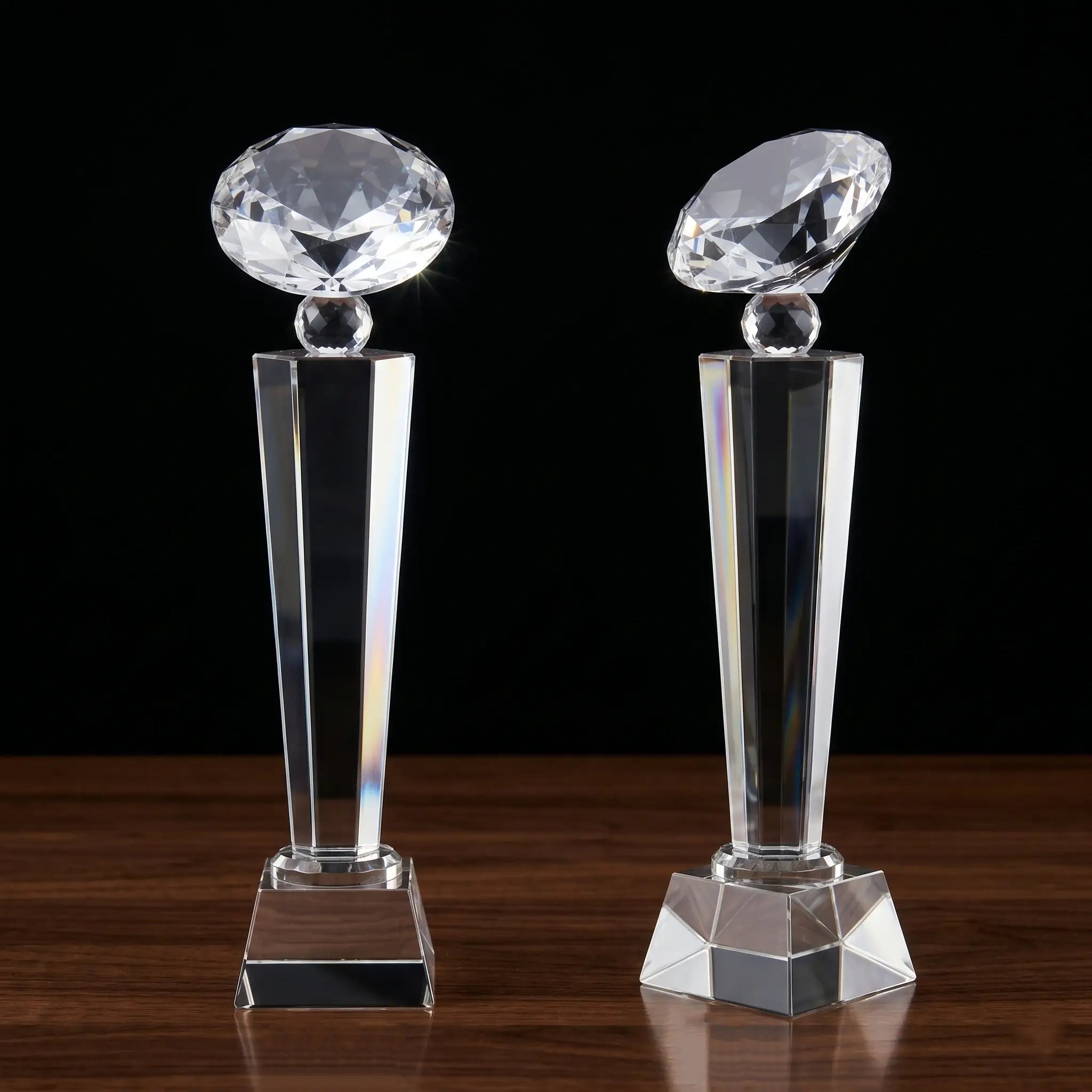 Clear Crystal Oscar Trophy OS-1002
