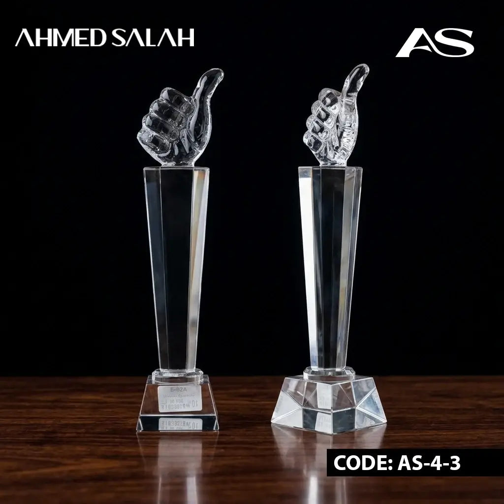 Clear Crystal Oscar Trophy OS-1003 ( WHOLESALE )