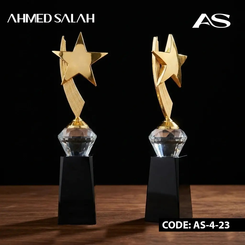 Star Oscar Award With Black BASE OS-1020