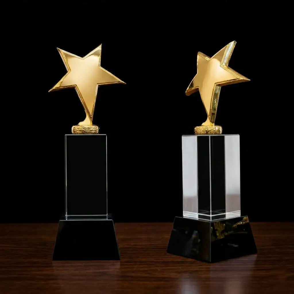 SMALL GOLD STAR OSCAR TROPHY OS-1032G