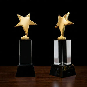 SMALL GOLD STAR OSCAR TROPHY OS-1032G