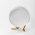 CRYSTAL BALL WITH METAL BASE P-4
