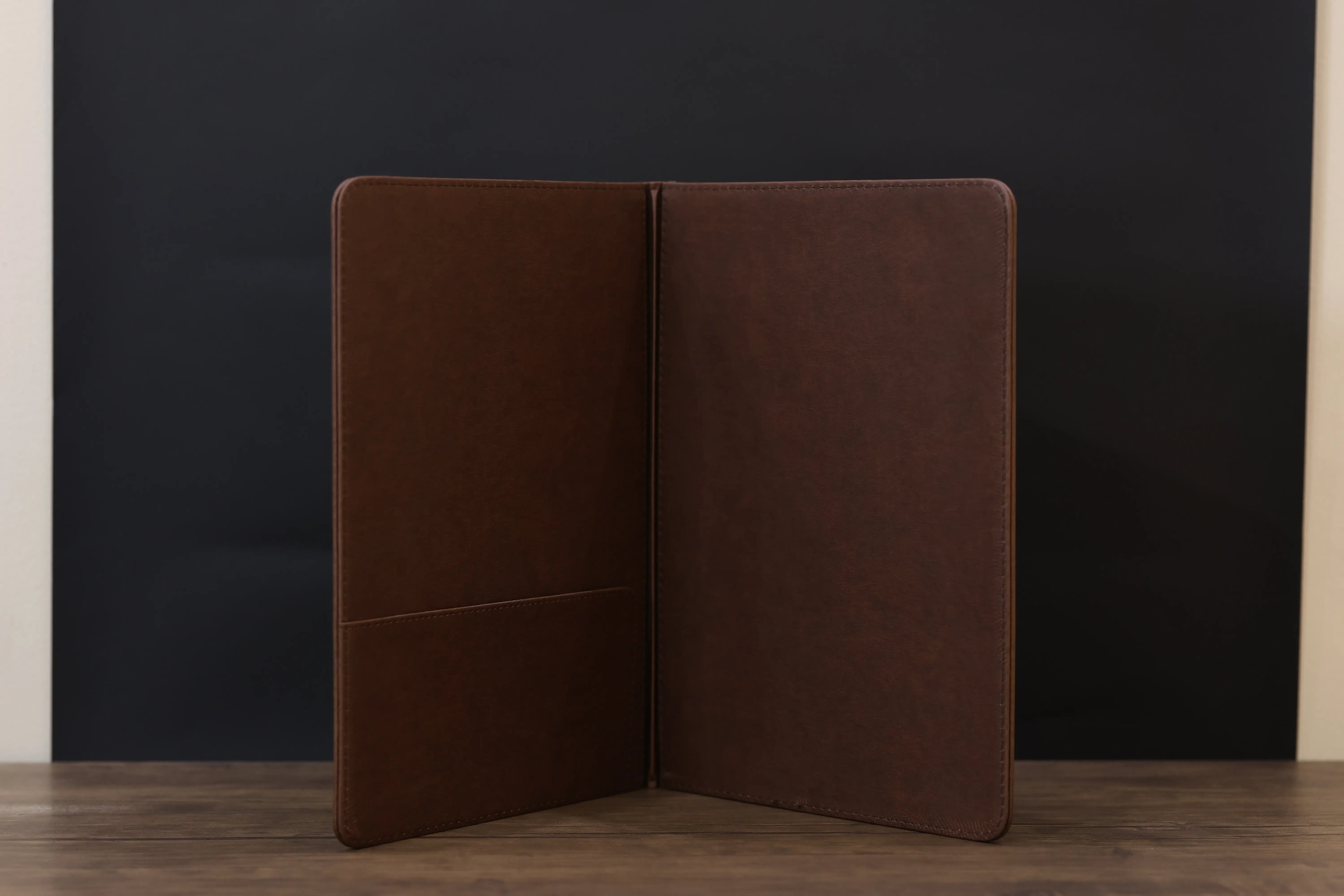 BROWN LEATHER COVER WITH POCKET SH-07-2 ( WHOLESALE  )