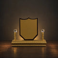 Small Brown Gate Shield AS-W-17A