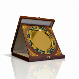 Brown Leather Tray W-1013
