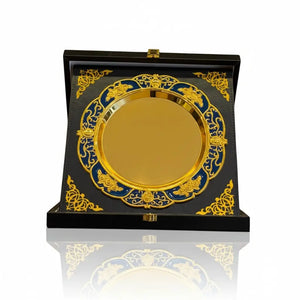 Black Leather Tray W-1014