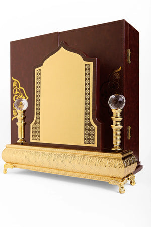 MEDIUM B GATE AWARD WITH GOLD FINISH W-3008