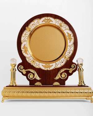 ROUND WOODEN GATE AWARD W-46