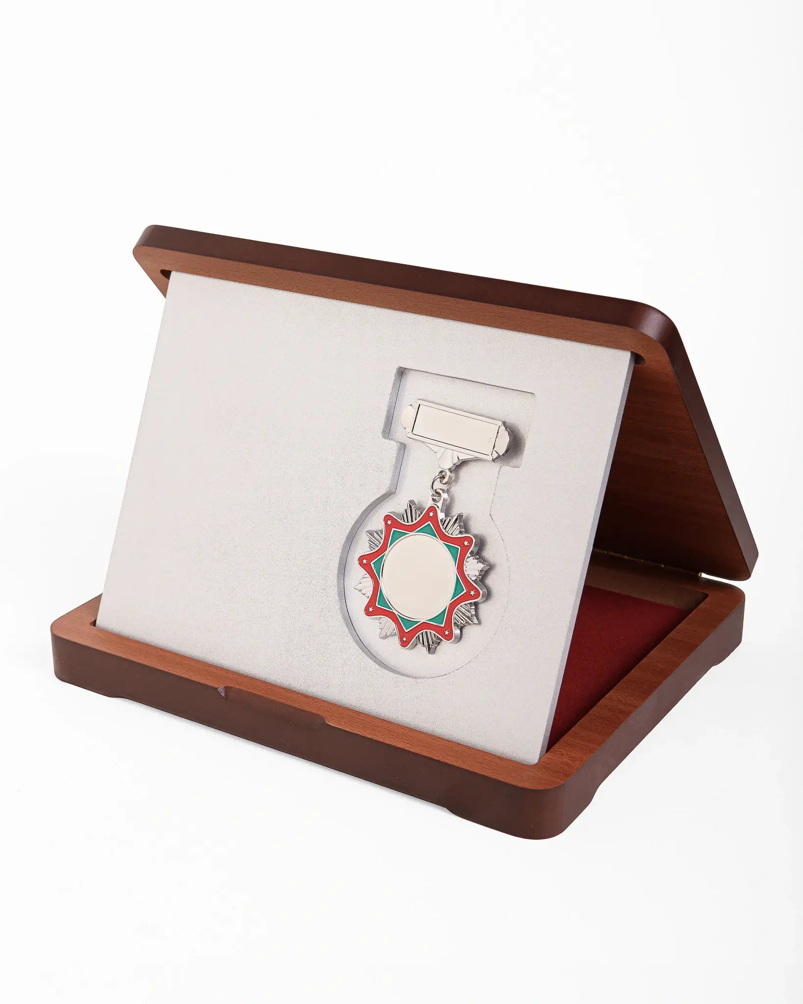 WOODEN AWARD WITH GOLD EMBLEM WW-24S