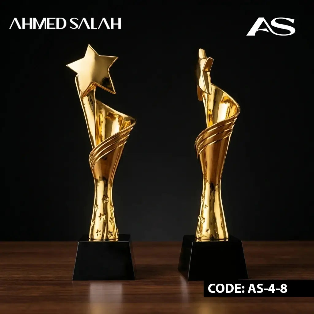 Golden Spiral Oscar Star Trophy OS-1006 ( WHOLESALE )