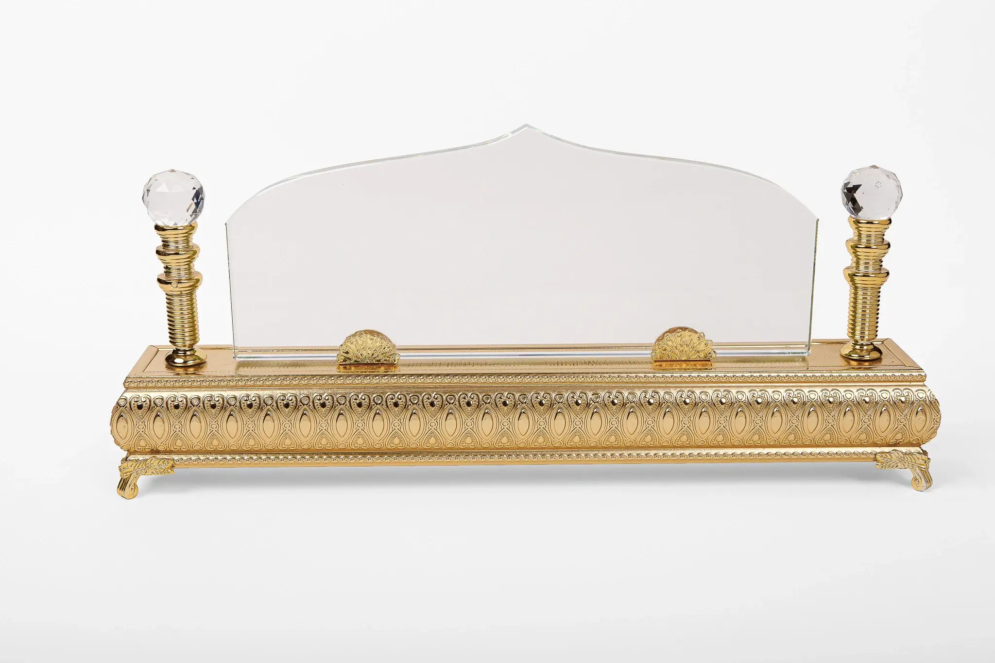 GOLD CRYSTAL DESK PYRAMID W-13 ( WHOLESALE )