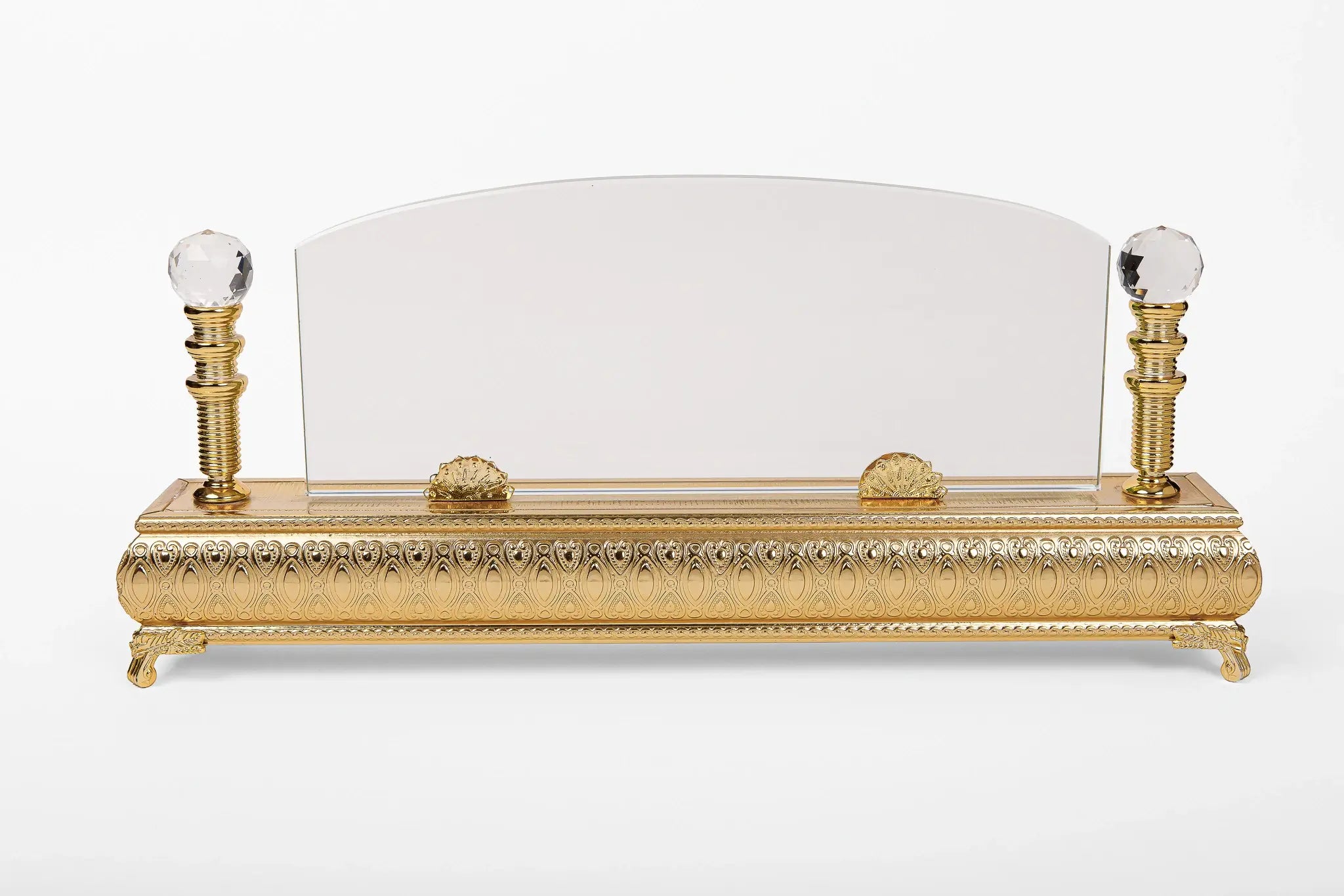 GOLD CRYSTAL DESK PYRAMID W-15 ( WHOLESALE )