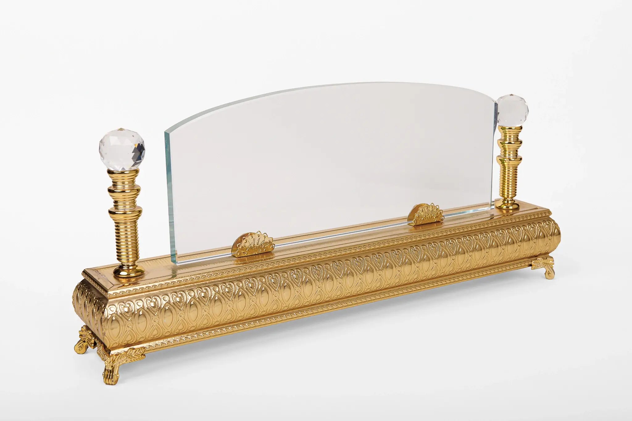 GOLD CRYSTAL DESK PYRAMID W-15 ( WHOLESALE )