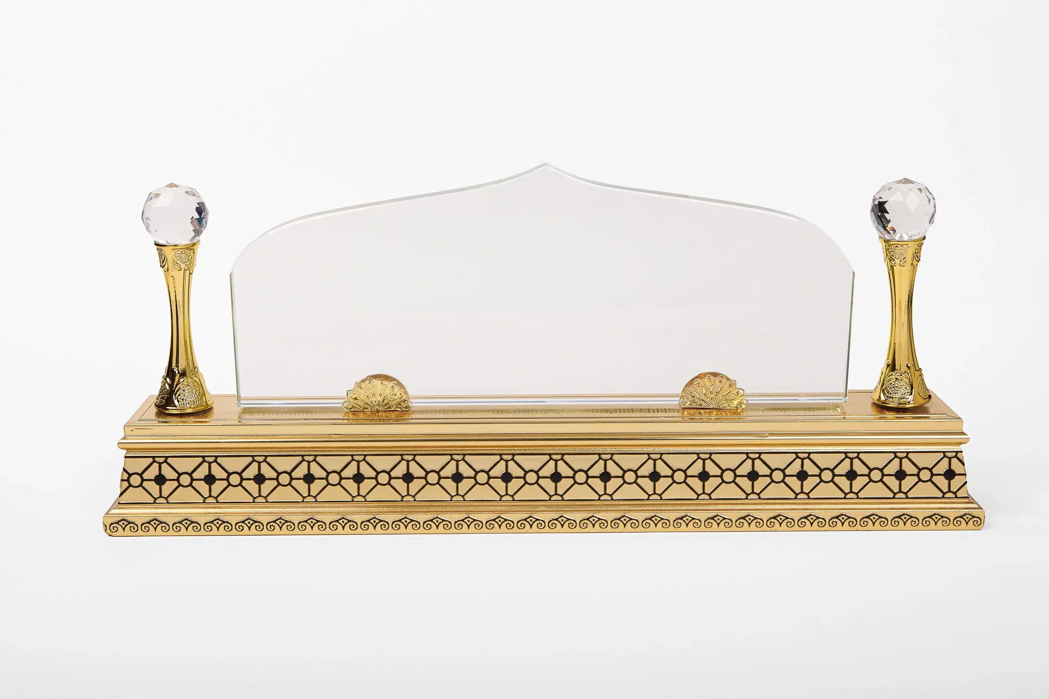 GOLD CRYSTAL DESK PYRAMID W-24 ( WHOLESALE )