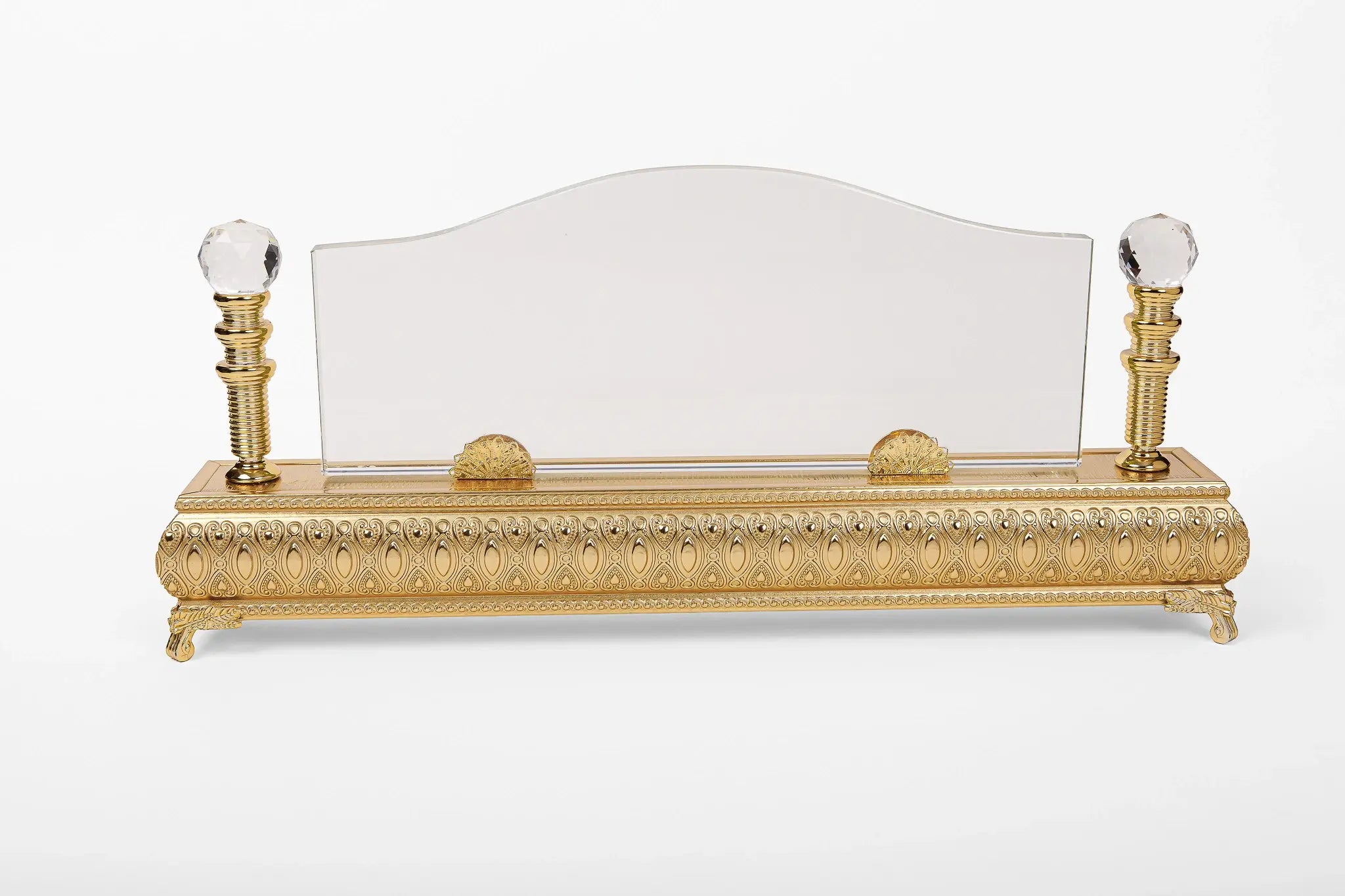 GOLD CRYSTAL DESK PYRAMID W-25 ( WHOLESALE )