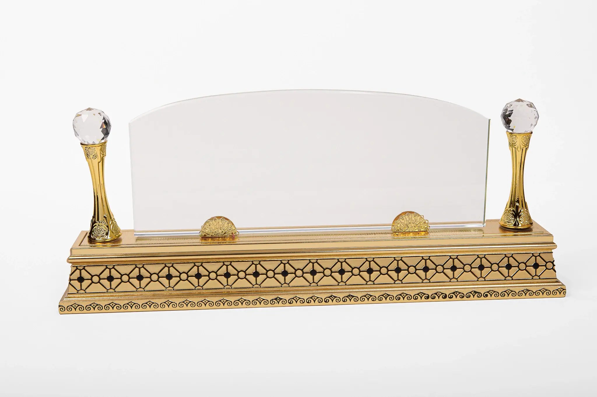 GOLD CRYSTAL DESK PYRAMID W-26 ( WHOLESALE )